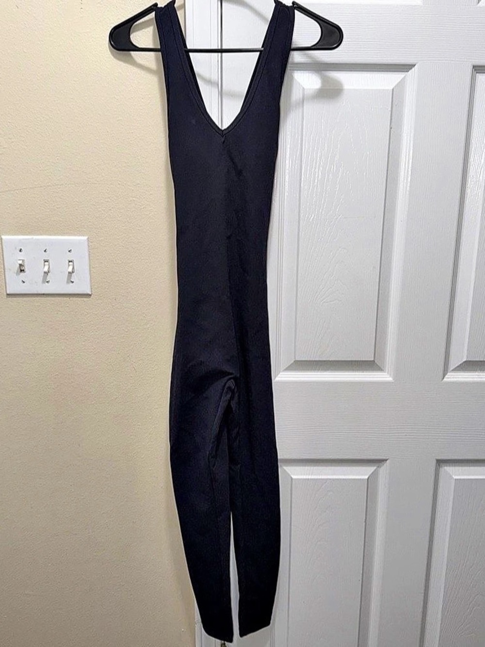Kyodan TP1XS Black Athletic Jumpsuit Size XS Like New